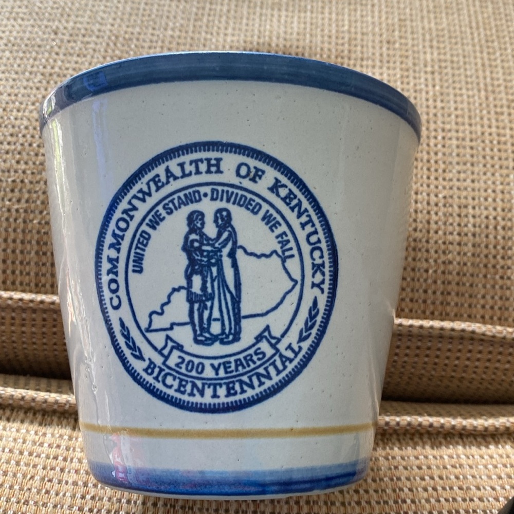 Vintage Louisville Stoneware Bicentennial Small Crock